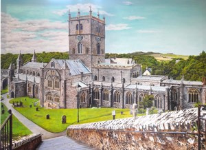 biljana-reynolds, oil painting, artist, st-davids-cathedral
