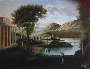 biljana-reynolds, oil painting, artist, summer-evening