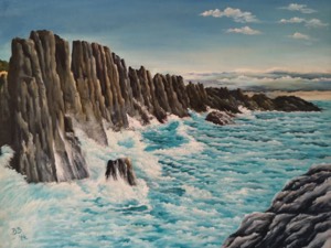 power-of-the-sea, biljana-reynolds, acrylic painting, artist, realism