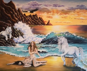 awakening, biljana-reynolds, oil painting, artist, realism