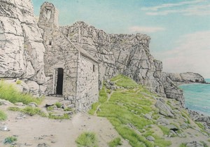 st-govans-chapel, biljana-reynolds, oil painting, artist, realism